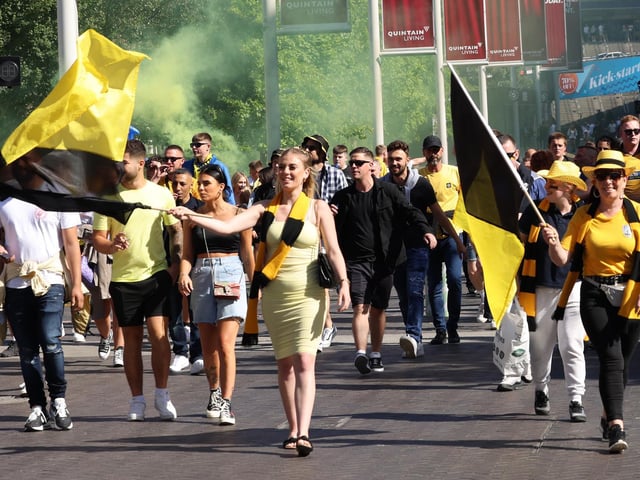 Action, pre-match, post-match and fan pictures from Littlehampton's visit to Wembley for the FA Vase final, which they lost 3-0 to Newport Pagnell / Pictures: Martin Denyer and Chris Hatton