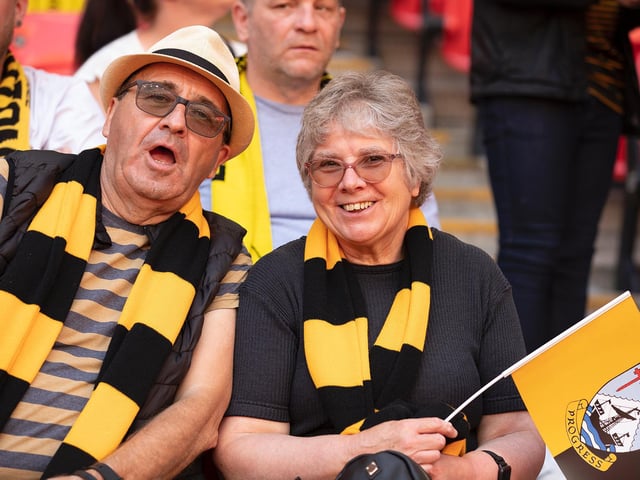 Action, pre-match, post-match and fan pictures from Littlehampton's visit to Wembley for the FA Vase final, which they lost 3-0 to Newport Pagnell / Pictures: Martin Denyer and Chris Hatton