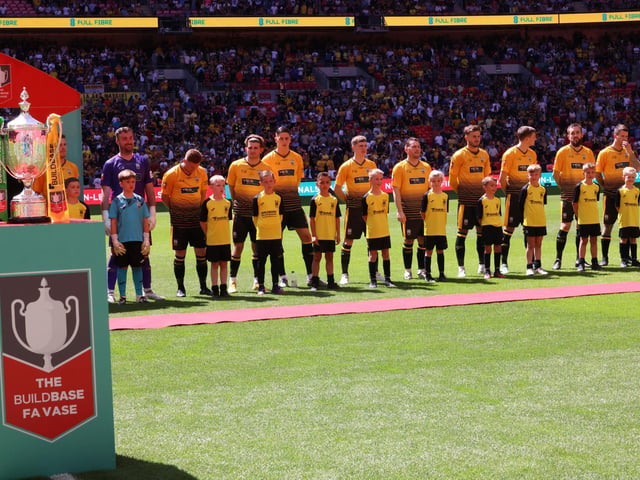 Action, pre-match, post-match and fan pictures from Littlehampton's visit to Wembley for the FA Vase final, which they lost 3-0 to Newport Pagnell / Pictures: Martin Denyer and Chris Hatton