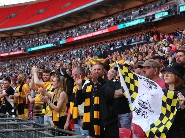 Action, pre-match, post-match and fan pictures from Littlehampton's visit to Wembley for the FA Vase final, which they lost 3-0 to Newport Pagnell / Pictures: Martin Denyer and Chris Hatton