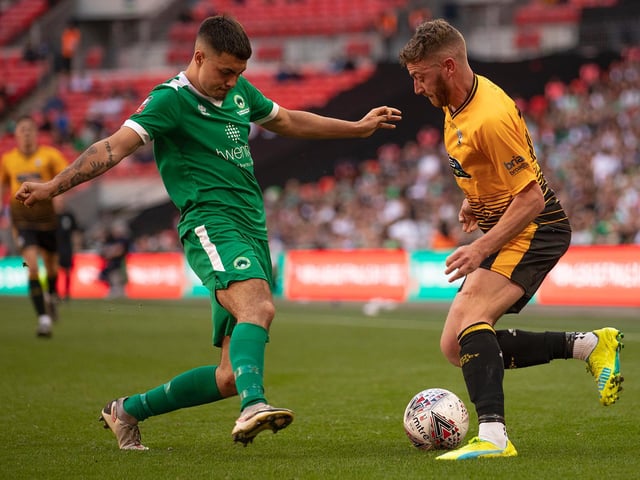 ... and on the defensive / Picture: Chris Hatton