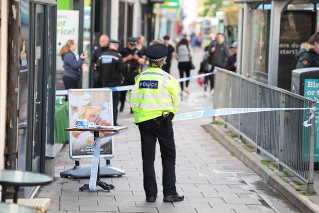 Police had responded to reports of a fight involving a group of people in Western Road on Tuesday afternoon