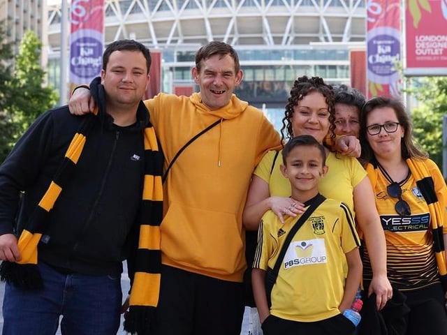 Martin Denyer's photo album of Littlehampton Town players, staff and fans on their day at Wembley for the FA Vase final
