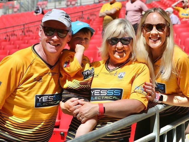 Martin Denyer's photo album of Littlehampton Town players, staff and fans on their day at Wembley for the FA Vase final