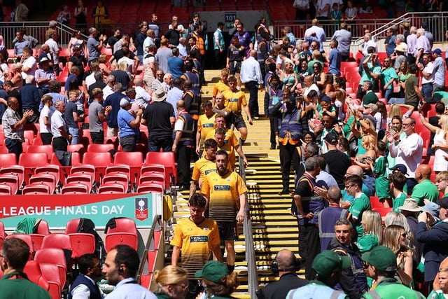 Martin Denyer's photo album of Littlehampton Town players, staff and fans on their day at Wembley for the FA Vase final
