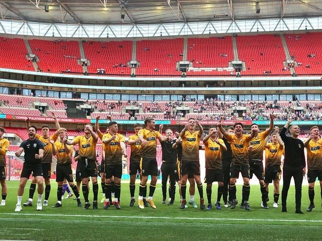 Martin Denyer's photo album of Littlehampton Town players, staff and fans on their day at Wembley for the FA Vase final