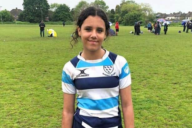 Kitty Gandarez has impressed since taking up rugby