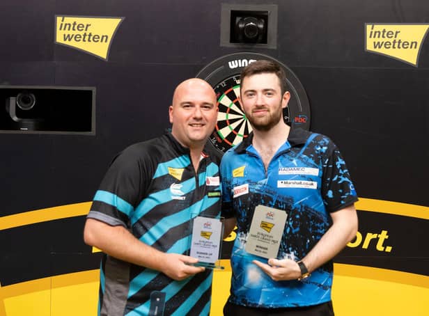 Rob Cross and Luke Humphries / Picture: Kais Bodensieck - PDC Europe