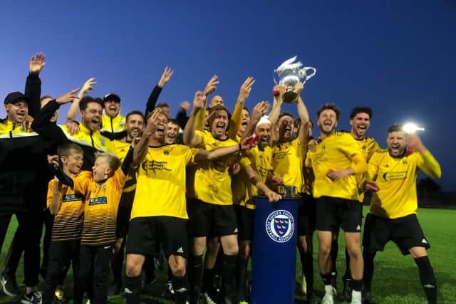 Third trophy in the bag - Golds lift the RUR / Picture: Martin Denyer
