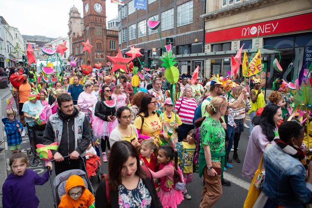 Brighton Festival 2022 opened with the beloved Children’s Parade, which returned to the streets of Brighton for the first time since 2019