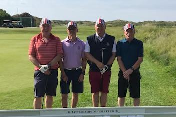 Golfers at Littlehampton Golf Club celebrate the jubilee
