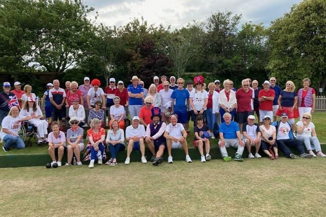 Red, white and blue rule at Polegrove Bowls Club