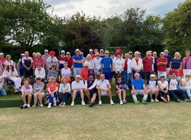 Red, white and blue rule at Polegrove Bowls Club