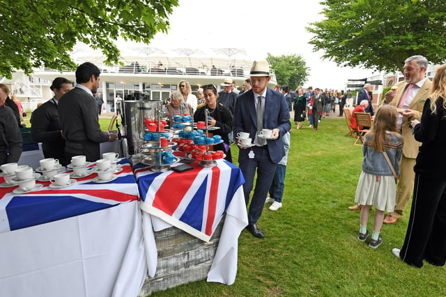Jubilee themes at Goodwood racecourse's family day / Picture: Malcolm Wells