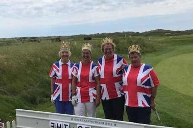 Golfers at Littlehampton Golf Club celebrate the jubilee