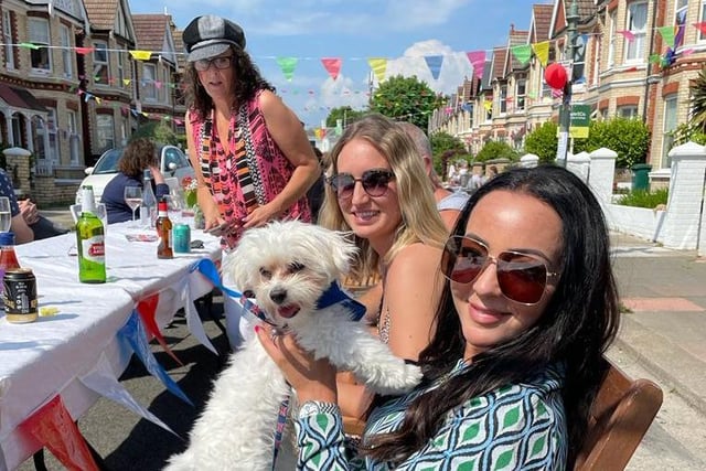 All guests, including the street's dogs, were welcome at the Worcester Villas Street Party in Hove