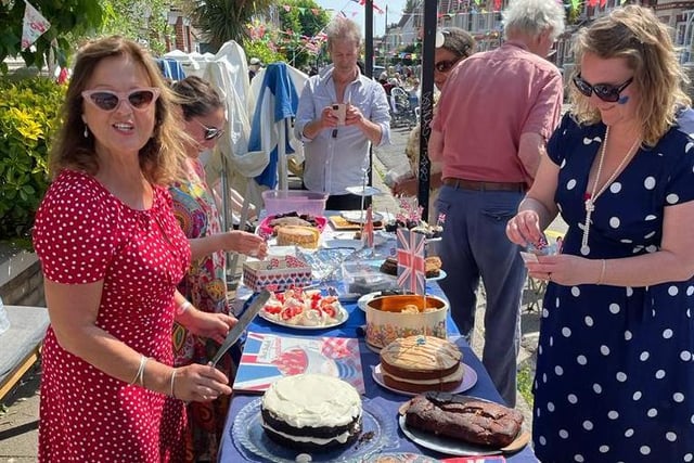 There were plenty of cakes on offer at the Worcester Villas Street Party in Hove