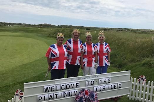 One of the ladies' teams at Littlehampton GC