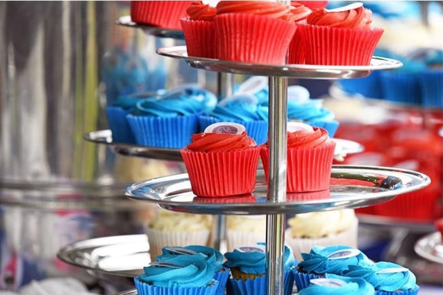 Colourful cakes at Goodwood / Picture: Malcolm Wells