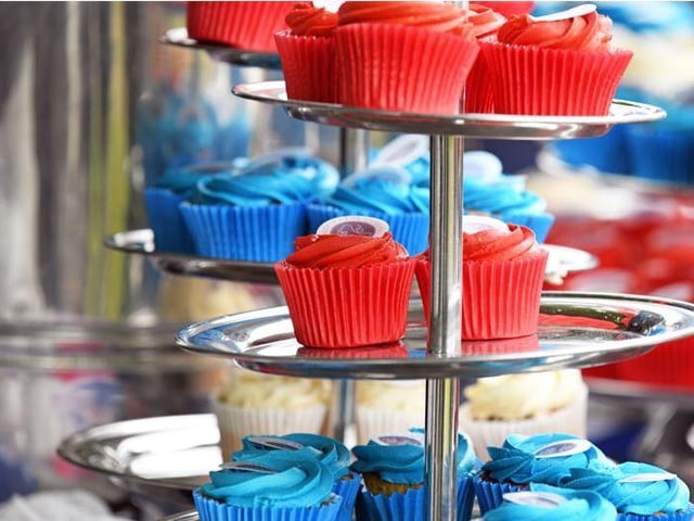 Colourful cakes at Goodwood / Picture: Malcolm Wells