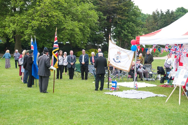 The Platinum Jubilee weekend: Hastings & St Leonards Veterans Association in Alexandra Park on June 5. Photo by Frank Copper SUS-220606-072559001