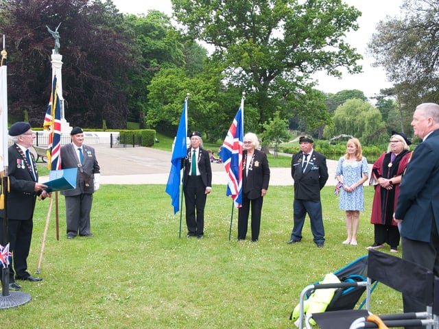 The Platinum Jubilee weekend: Hastings & St Leonards Veterans Association in Alexandra Park on June 5. Photo by Frank Copper SUS-220606-072452001