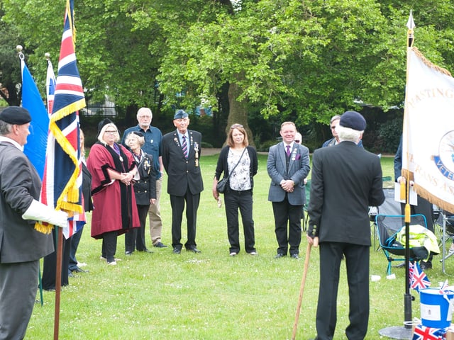 The Platinum Jubilee weekend: Hastings & St Leonards Veterans Association in Alexandra Park on June 5. Photo by Frank Copper SUS-220606-072537001
