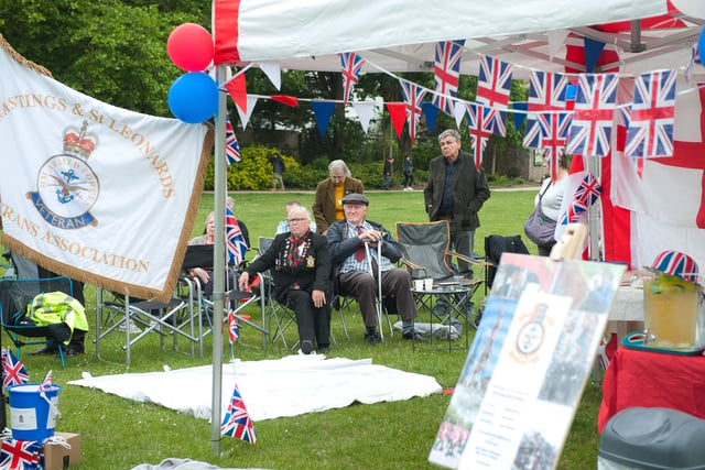 The Platinum Jubilee weekend: Hastings & St Leonards Veterans Association in Alexandra Park on June 5. Photo by Frank Copper SUS-220606-072548001
