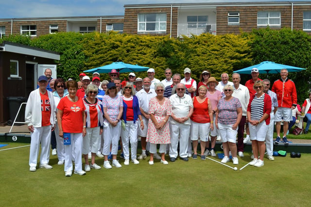 Showing their colours at East Preston and Kingston Bowls Club