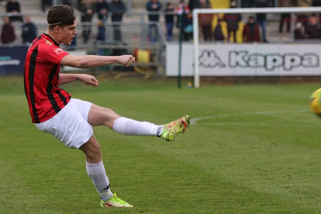 Ollie Tanner had a superb season for Lewes in 2021-22 / Picture: James Boyes