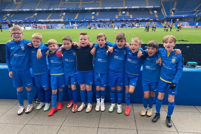 Eastbourne Town U9s at Chelsea