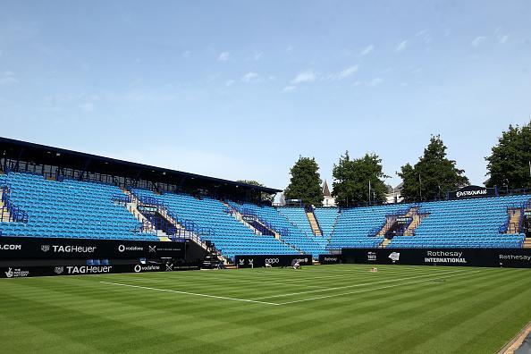 Action from day one at the Rothesay International tennis at Devonshire Park, Eastbourne / Pictures: Charlie Crowhurst/Getty Images for LTA