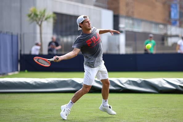 Action from day one at the Rothesay International tennis at Devonshire Park, Eastbourne / Pictures: Charlie Crowhurst/Getty Images for LTA