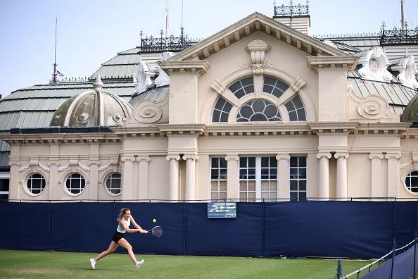 Action from day one at the Rothesay International tennis at Devonshire Park, Eastbourne / Pictures: Charlie Crowhurst/Getty Images for LTA