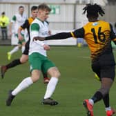 Joe Cook in action for Bognor / Picture: Tommy McMillan