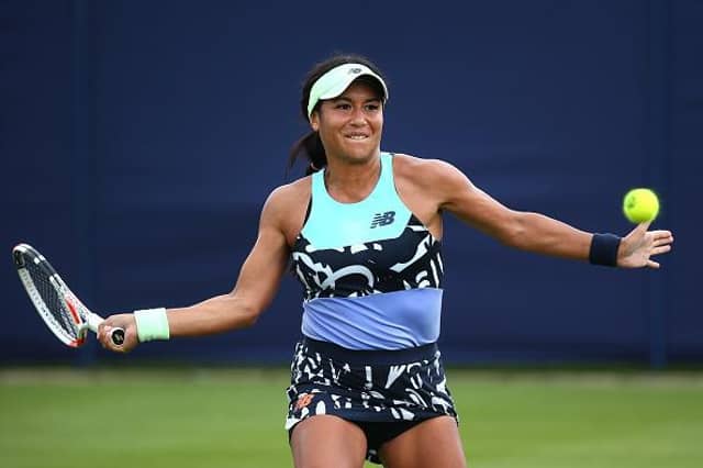 Action from day one at the Rothesay International tennis at Devonshire Park, Eastbourne / Pictures: Charlie Crowhurst/Getty Images for LTA