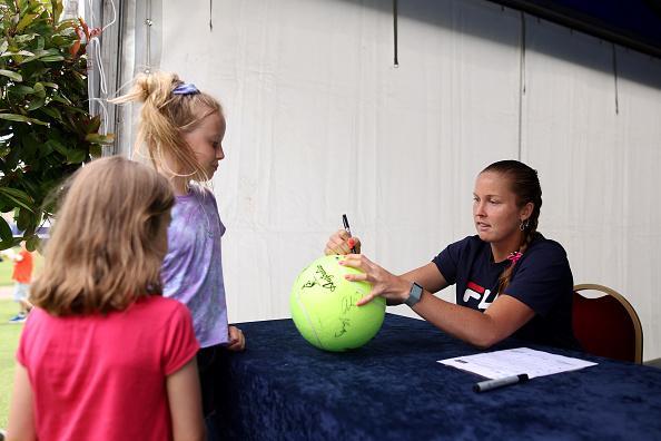 Action from day one at the Rothesay International tennis at Devonshire Park, Eastbourne / Pictures: Charlie Crowhurst/Getty Images for LTA