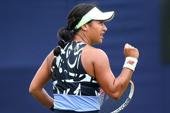 Action from day one at the Rothesay International tennis at Devonshire Park, Eastbourne / Pictures: Charlie Crowhurst/Getty Images for LTA