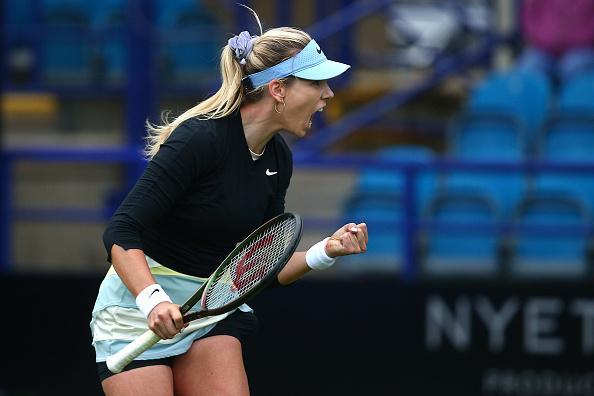 Action on day two of the Rothesay International Eastbourne at Devonshire Park / Photos by Charlie Crowhurst/Getty Images for LTA