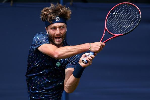 Action on day two of the Rothesay International Eastbourne at Devonshire Park / Photos by Charlie Crowhurst/Getty Images for LTA
