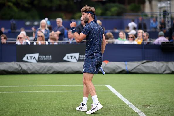 Action on day two of the Rothesay International Eastbourne at Devonshire Park / Photos by Charlie Crowhurst/Getty Images for LTA