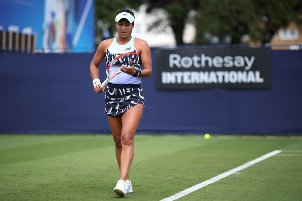 Action on day two of the Rothesay International Eastbourne at Devonshire Park / Photos by Charlie Crowhurst/Getty Images for LTA
