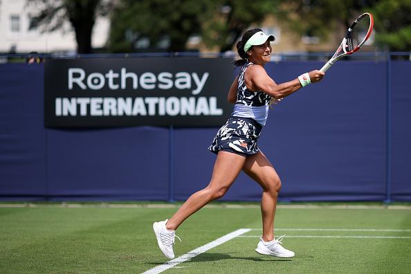 Action on day two of the Rothesay International Eastbourne at Devonshire Park / Photos by Charlie Crowhurst/Getty Images for LTA
