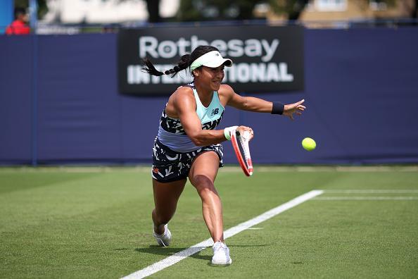 Action on day two of the Rothesay International Eastbourne at Devonshire Park / Photos by Charlie Crowhurst/Getty Images for LTA