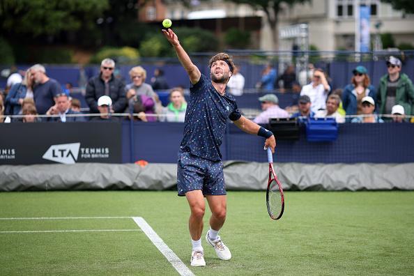 Action on day two of the Rothesay International Eastbourne at Devonshire Park / Photos by Charlie Crowhurst/Getty Images for LTA