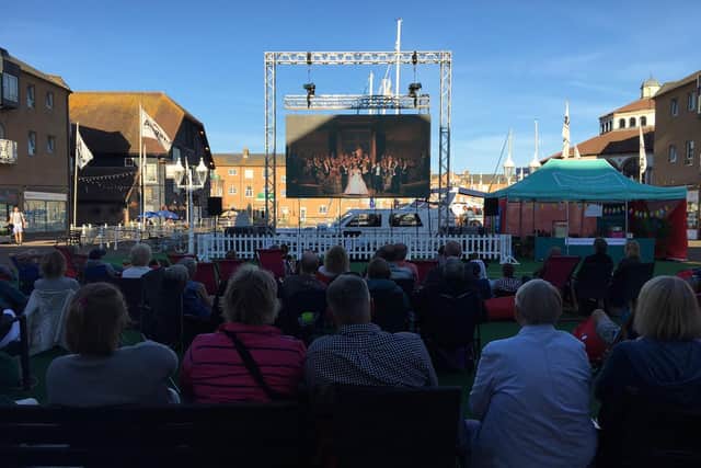 The big screen will return to Brighton Marina next week