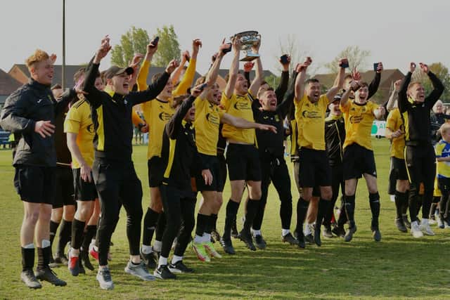 Many of the Golds' SCFL title winners are staying together for the Isthmian League campaign / Picture: Martin Denyer