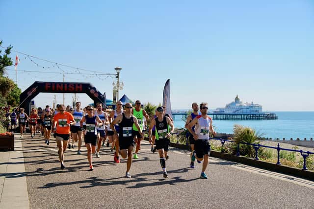 The Eastbourne 10k is a popular seafront race