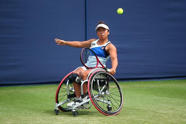 Action from a busy day of finals at Devonshire Park as Eastbourne's 2022 Rthesay International ends / Pictures: Charlie Crowhurst and Mike Hewitt for Getty/LTA