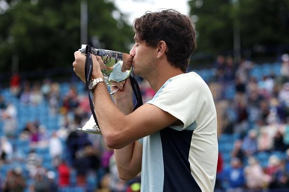 Action from a busy day of finals at Devonshire Park as Eastbourne's 2022 Rthesay International ends / Pictures: Charlie Crowhurst and Mike Hewitt for Getty/LTA